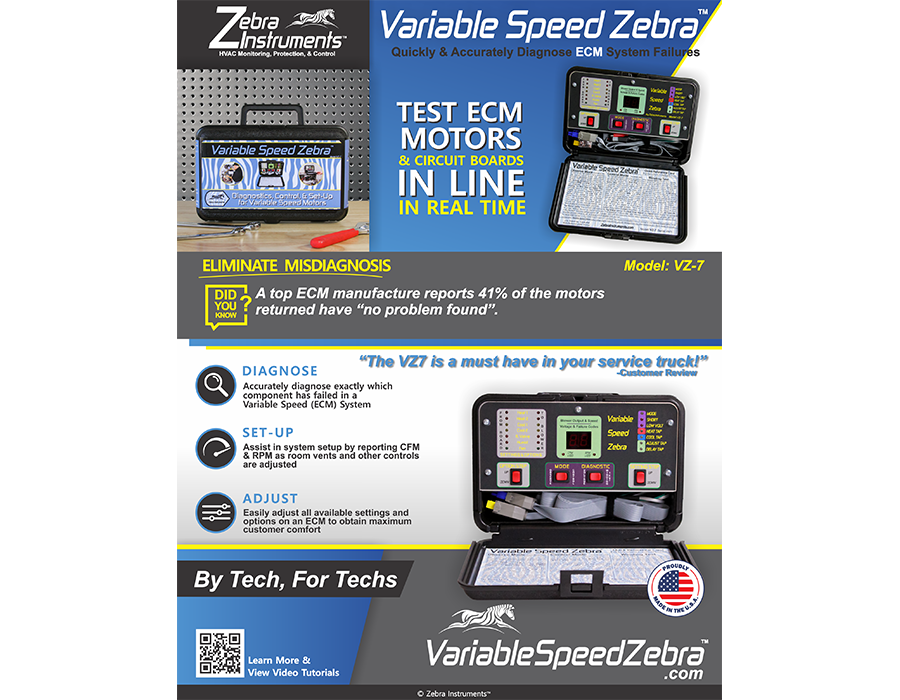 Flyer - VZ7 - Variable Speed Zebra