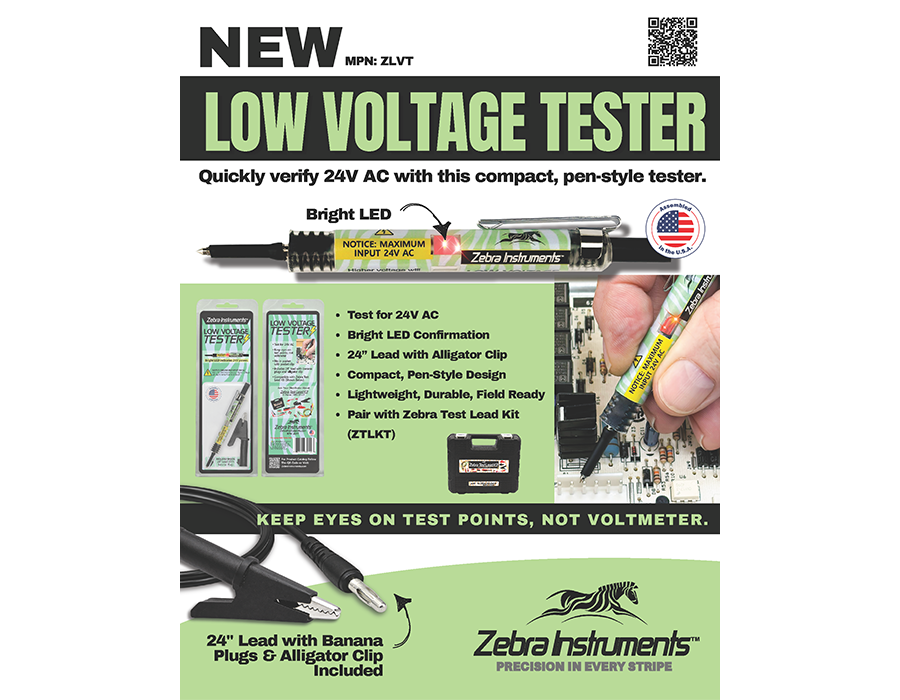 Flyer -  Zebra Instruments Low Voltage Tester